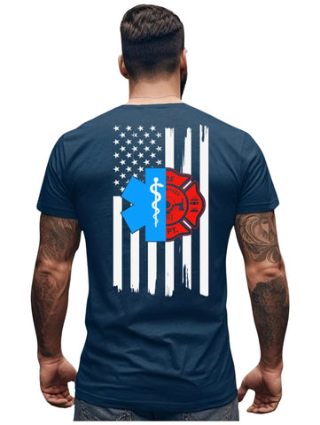 EMS/Fire Flag Shirt