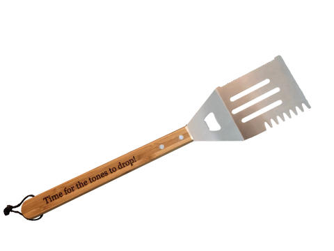 "Time for the tones to drop!" Grilling Spatula